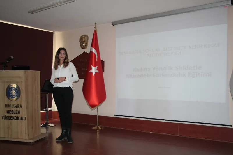 Malkara Meslek Yüksekokulunda Kadına Yönelik Şiddetle Mücadele ve Farkındalık Eğitimi Düzenlendi 3