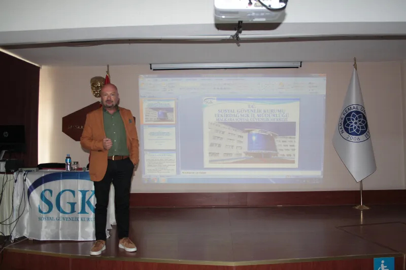 Sosyal Güvenlik Kurumu (SGK) Tarafından Meslek Yüksekokulumuz Öğrencilerine Bilgilendirme Semineri Yapıldı 3